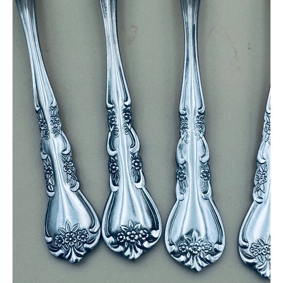 5 - Stanley Roberts Rogers DELIGHT Teaspoons Stainless Korea - Picture 2 of 6